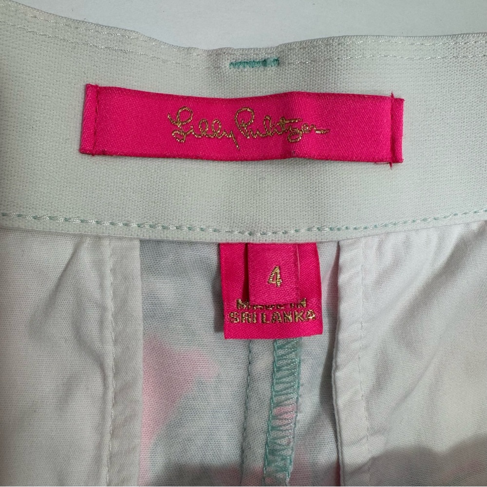 Lilly Pulitzer Gretchen High Rise Shorts Tropical Floral Vibrant Colorful Summer - Picture 12 of 15